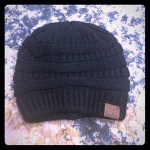 NWOT C.C Warm Thick Cut Beanie